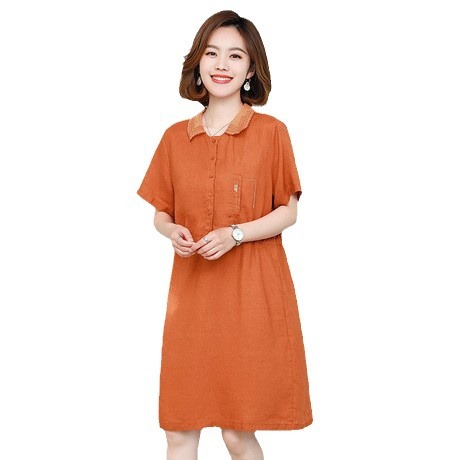 Summer big treat!! Clearance sale of high-quality Korean-style mid-length, stylish women's dress from a brand that is out of stock Item Picture