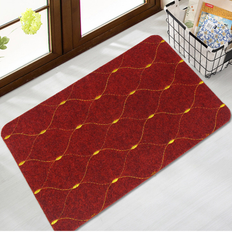 Home carpet floor MATS, kitchen, bathroom and toilet entrance thickened door MATS, footpads, fleece quilted door MATS Application Scenario