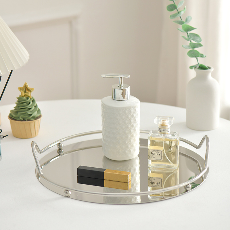 Nordic Creative Coffee Cup Stainless Steel Tray Ins Wind Jewelry Light Luxury Decorative Disc Manufacturers Supply Wholesale Specification drawing
