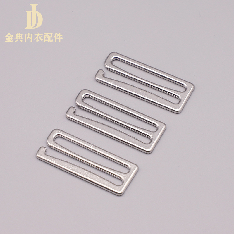 Golden Classic Underwear Accessories: Underwear adjustment alloy buckle, bra shoulder strap buckle, swimsuit thickened 089 character buckle, metal Specification image