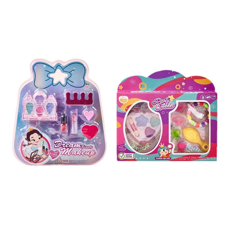 Cross-Border Small Size Children's Makeup Cosmetics Play House Toys Girls Jewelry Eyeshadow Blush Lipstick Nail Polish Item Picture