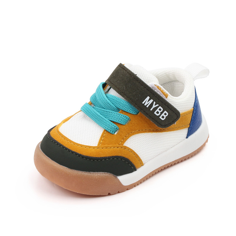 Rubber soft-soled anti-slip and wear-resistant walking shoes for 1-2 years old babies in spring, girls' casual white shoes MY2001 Item Picture