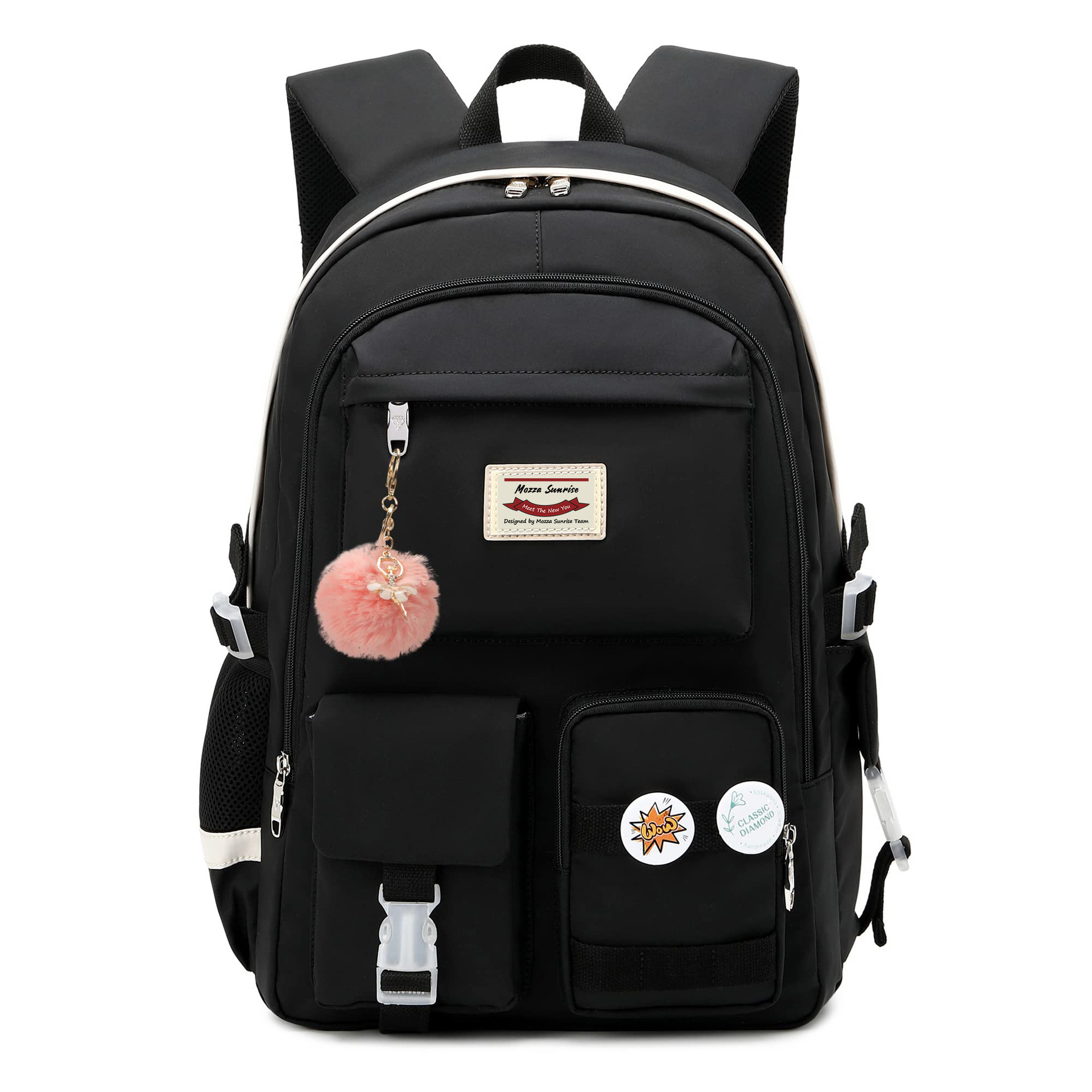 Amazon's new backpacks: girls' junior high school and senior high school schoolbags, large-capacity backpacks, college students' computer bags, cross-border
