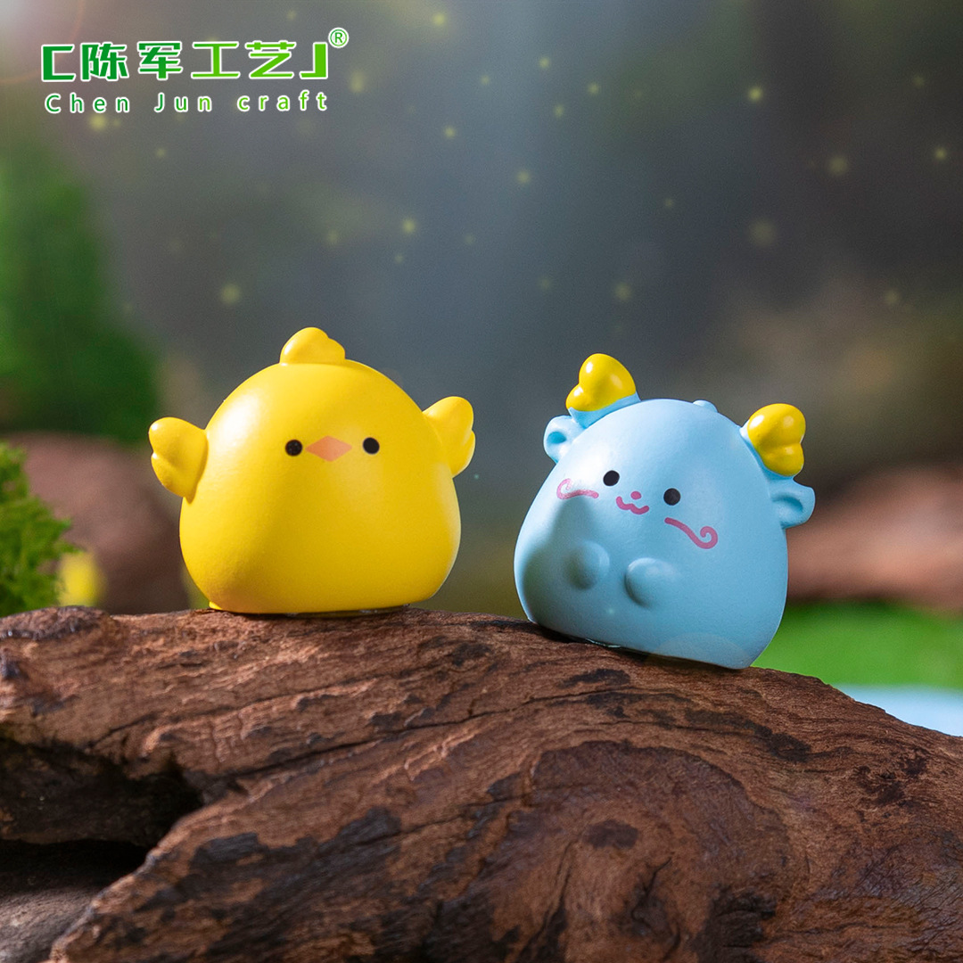 Micro-landscape creative, cute, 12 zodiac cute diy decorative items, blind bag accessories, car-mounted desktop small ornaments Application Scenario