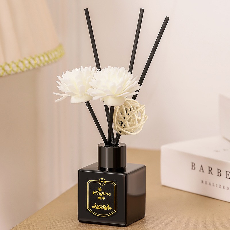 Black Home Fire Free Aromatherapy Diffuser Hotel Toilet Toilet Deodorant Air Fresh Rattan Aromatherapy Decoration