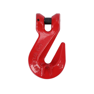 Lifting sheep horn hook, chain link, hook eye type, winged hook, sheep horn winged grab hook