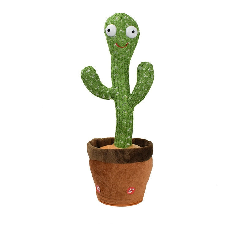 A cactus that can sing, talk, dance, electrically glow, play music, twist and twist, and is a charming plush sand sculpture toy Item Picture