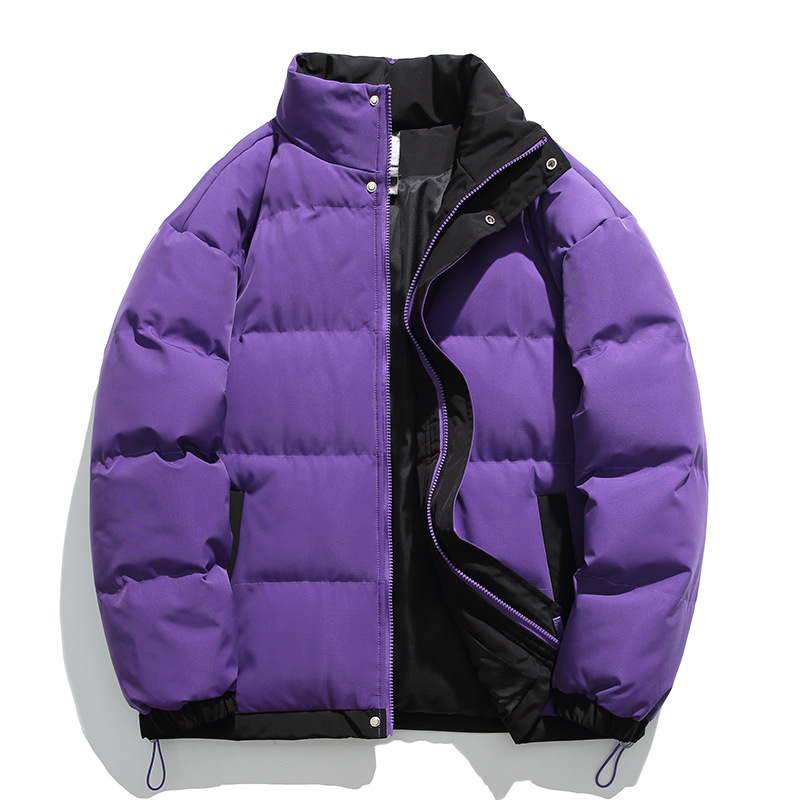 The new men's cotton-padded jacket, thick bread jacket, cotton-padded jacket, men's outerwear, and men's fashion in 2024 details Picture