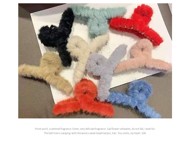 秋冬温柔毛绒发夹网红鲨鱼夹韩版少女毛茸抓夹2020年新款气质发饰详情36