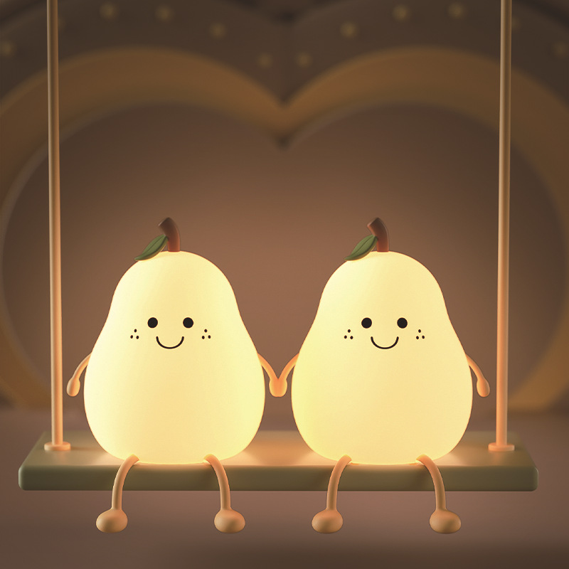 不分梨/鸭梨夜灯/梨子夜灯产品图