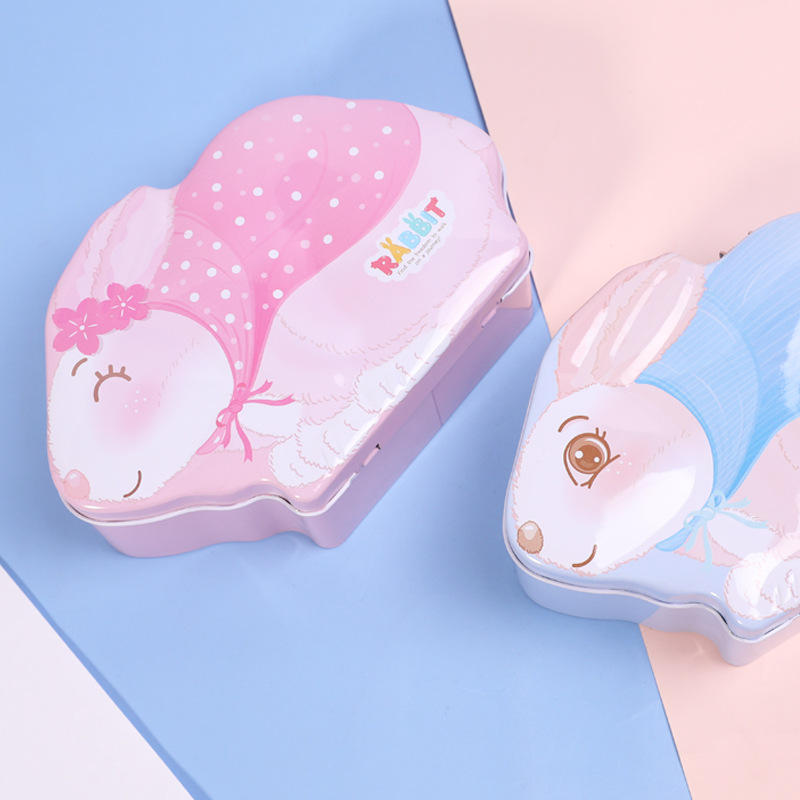 Xiaolingjing's new personalized rabbit-shaped piggy bank and creative children's piggy bank table decoration gift for the Year of the Rabbit details Picture