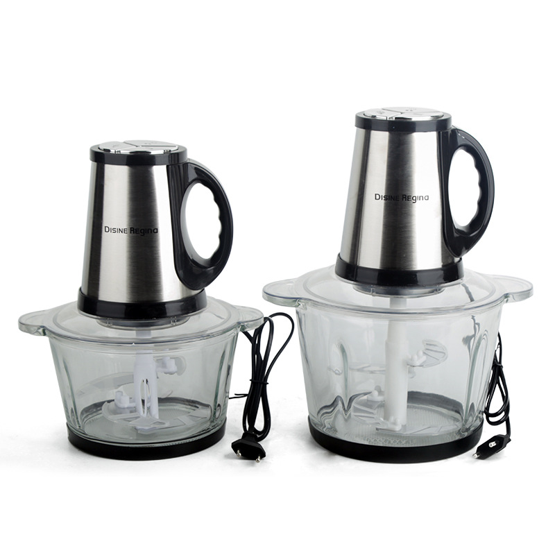 2-Liter English Color Box, European Standard Plug Blender, Food Processor And Glass Meat Grinder For Foreign Trade Export details Picture