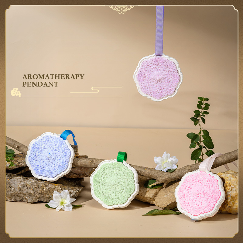 New national trend scented gypsum pendant, diffuser gift, home wardrobe, car souvenir, deodorizing scented oil details Picture