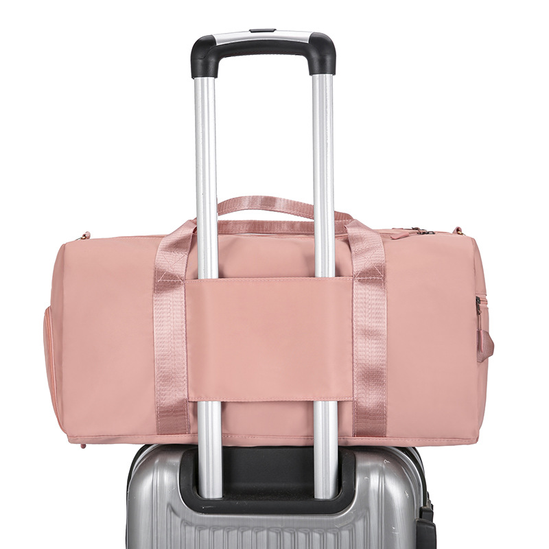 Cross-border outdoor sports bag, Korean-style yoga and fitness bag, large-capacity dry and wet separation single-shoulder travel bag with logo printing Specification image