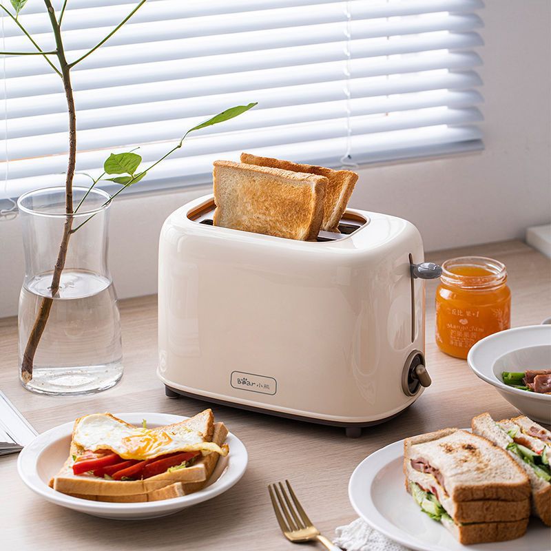Bear Breakfast Machine Toaster Toaster Home Automatic Home Small Spit Driver Sandwich Machine 2 Pieces Specification drawing