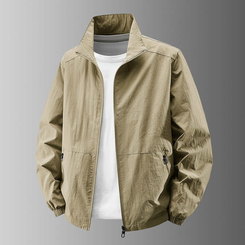 Shan Shao Clothing's men's autumn new men's casual jacket is wrinkle-resistant, wear-resistant, comfortable, breathable, soft and simple