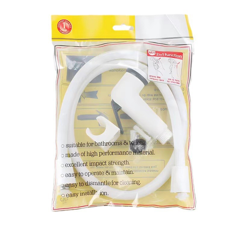 Foreign trade spray gun Shower head set 304 stainless steel spray gun set Toilet flush shower head shataff plastic Shower head Item Picture