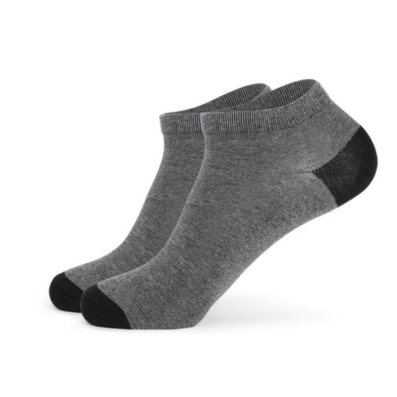 Men's Short Tube Boat Socks Invisible Socks Breathable Casual Socks Shallow Mouth Men's Socks Socks Manufacturers Wholesale Cotton Pure Cotton Stall Item Picture
