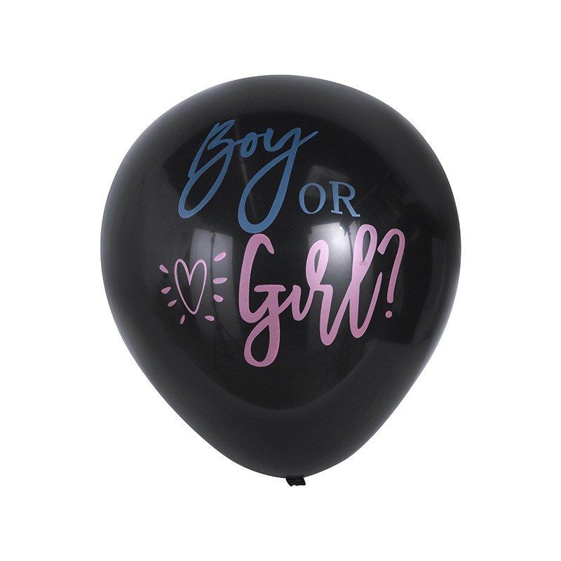 Happy Birthday Balloon Decoration Printing Transparent Kindergarten Children Boys Girls Graduation Scene Layout Supplies Specification drawing