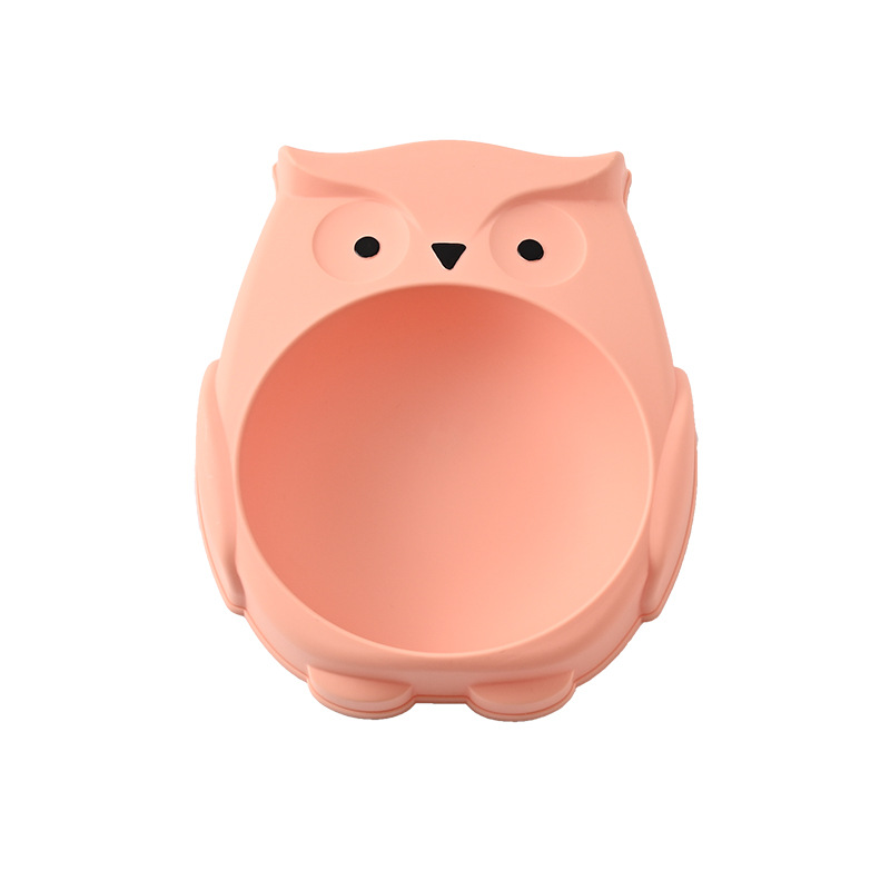 Large-capacity anti-slip and anti-knock pet bowls, cat bowls with owl elements, dog rice bowls, dog food utensils, wholesale pet bowls Item Picture
