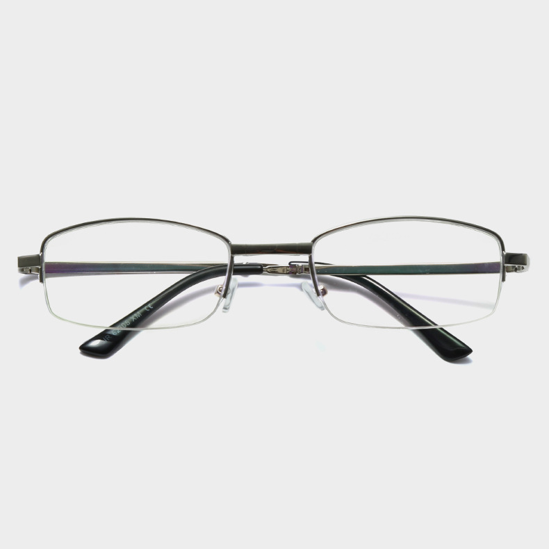 New fashionable reading glasses, folding reading glasses for the elderly, anti-blue light semi-frame reading glasses