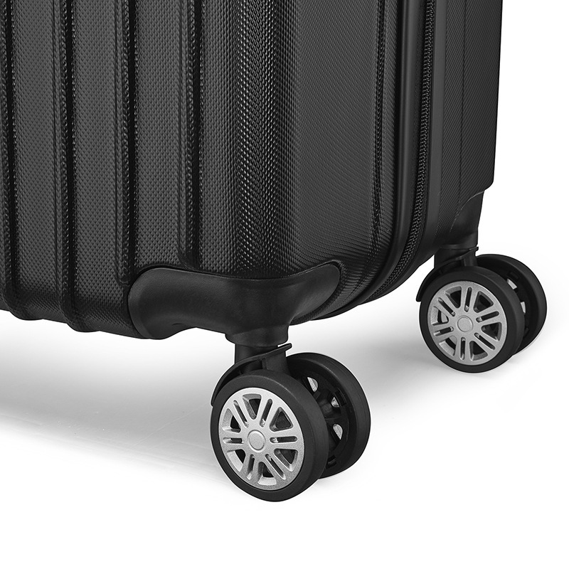 热销外贸三件套拉杆箱万向轮ABS行李箱厂家订货logo密码旅行箱包详情图4