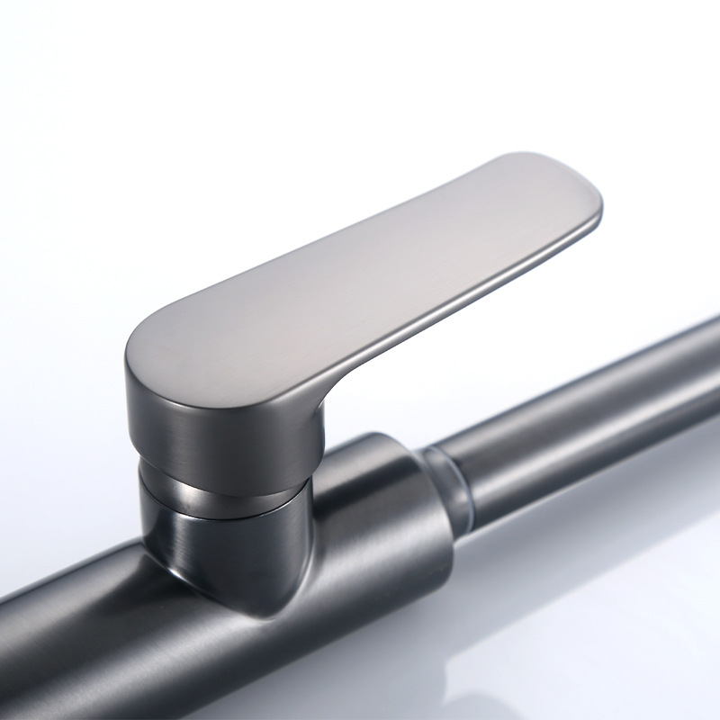 304 acero inoxidable lavabo grifo 360 grados giratorio fregadero de cocina agua fría y caliente grifo Turn the hot and cold faucet Specification image