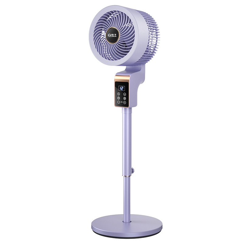 Air fan, household floor fan, stand and stand dual-purpose fan, bottom noise, left and right shaking, remote control, timed air circulation fan Item Picture