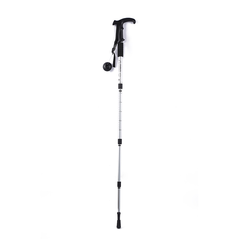 Four Folding Aluminum Trekking Cane Cane Outdoor Camping Trekking Cane Sports Equipment Wholesale Specification drawing