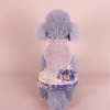 Cute rabbit decorations, cat woolen skirts, new autumn and winter warm and comfortable dog clothing details Picture