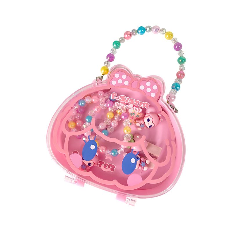 Brazalete para niños hairpin set cute baby hairpin accesorio para niñas cartoon bolso set joyería caja de regalo Item Picture