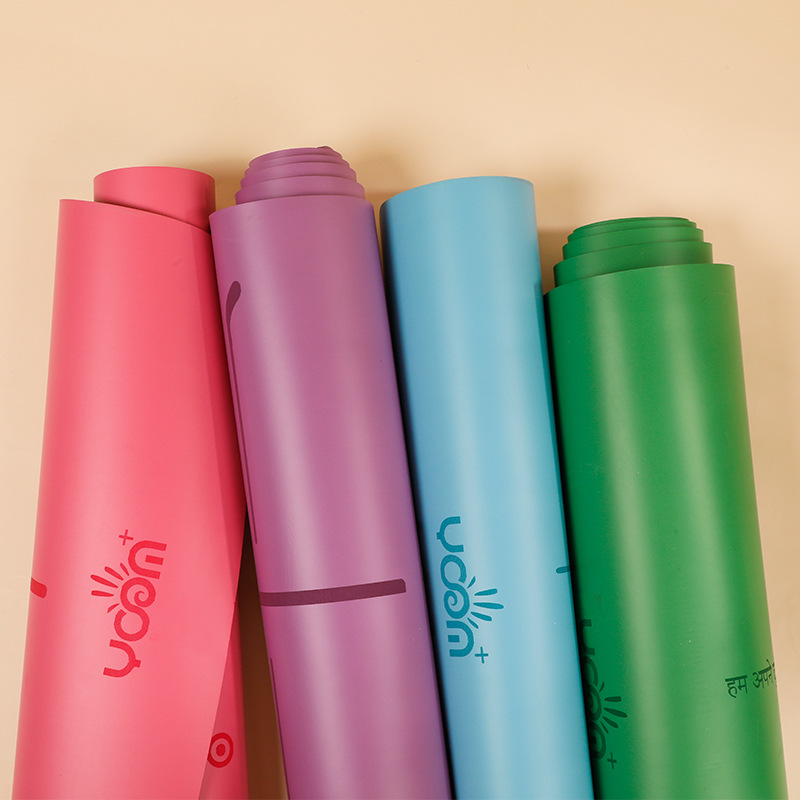 [Natural Rubber Yoga Mat] 5Mm Lengthened And Widened Double-Sided Non-Slip Gymnastics Pu Leather Rubber Yoga Mat Specification drawing