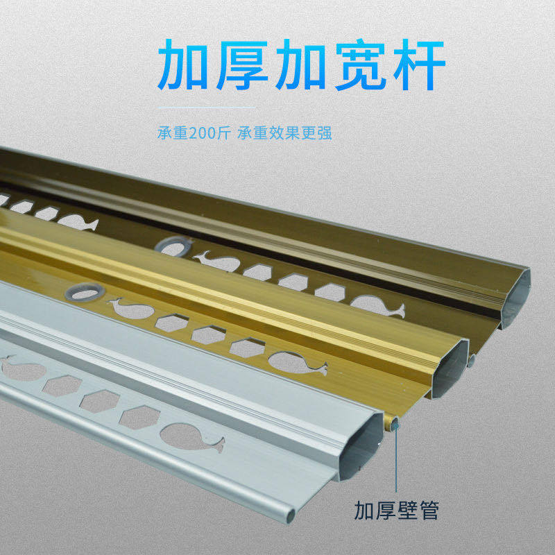 Wholesale of single-pole hand-cranked single-pole manual clothes drying rack with lifting and lowering poles, hand-cranked aluminum alloy clothes drying rack details Picture