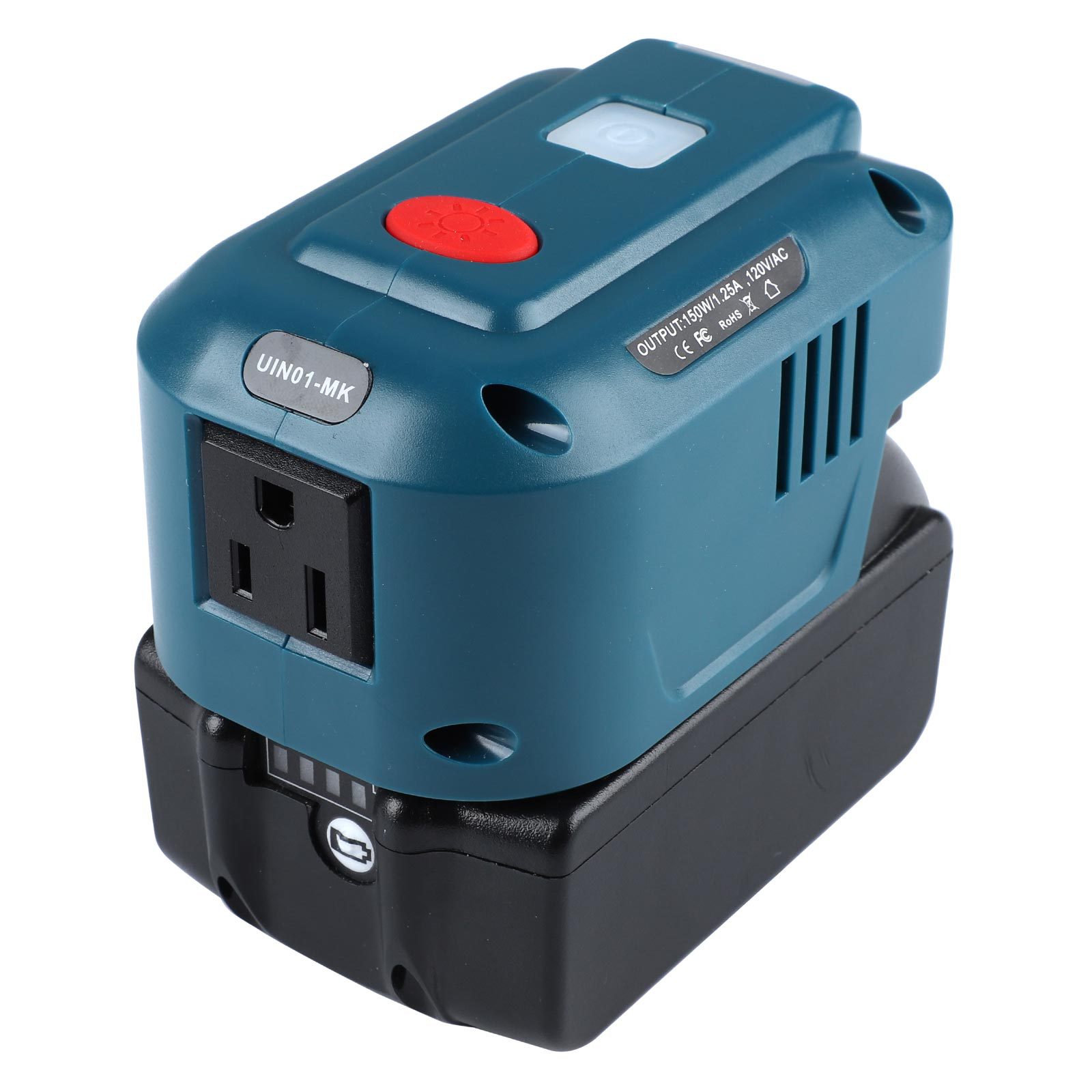 Tool Battery The Uin01 Ac110v220v Inverter Is Compatible With Devemil Makita Vogge Bosch Batteries Item Picture