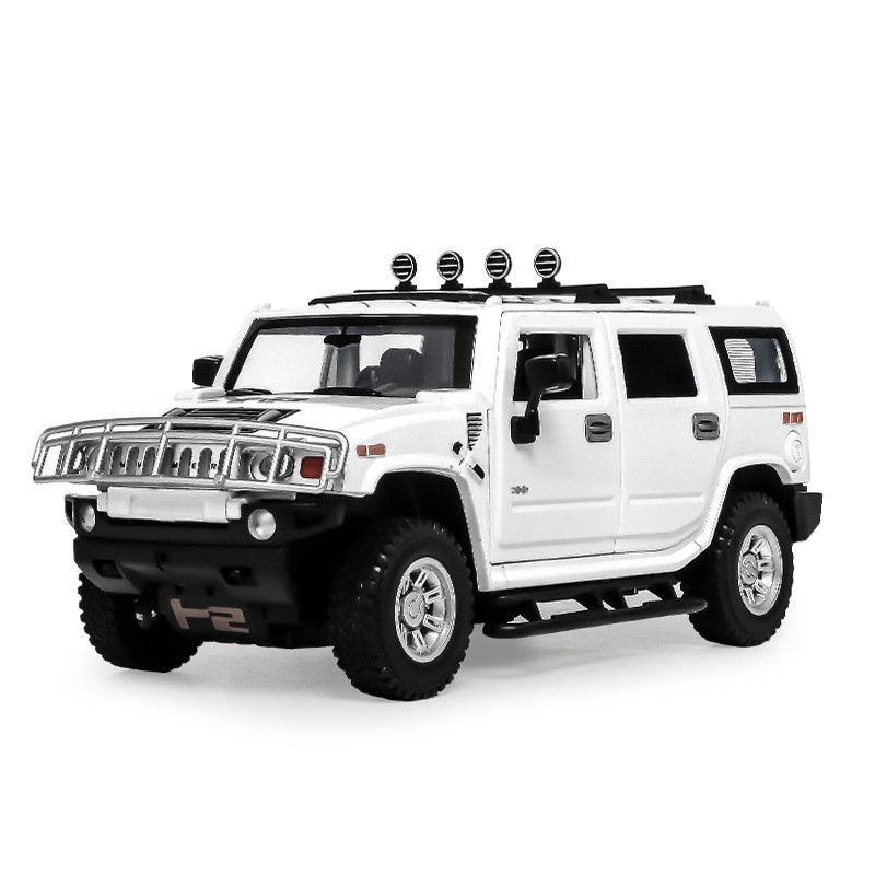 Simulation 1:24 off-road Hummer H2 Boy alloy toy car model Hummer Jeep pickup truck model collection Item Picture