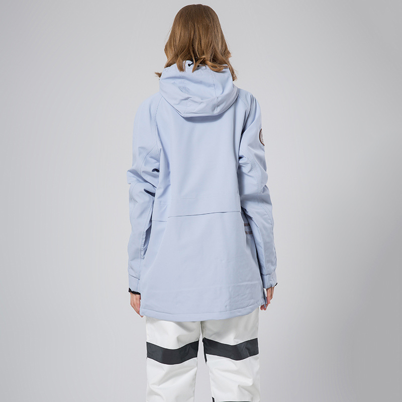 New Winter Trend Fashion Ski Wear Wholesale Three Pocket Top Reflective Pants Personality Warm Suit Women details Picture