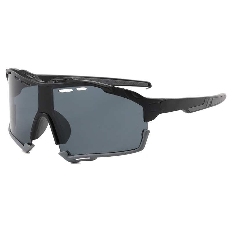 Wholesale of new cross-border outdoor sports sunglasses, men's and women's cycling sunglasses, and European and American fashionable and colorful cycling glasses details Picture