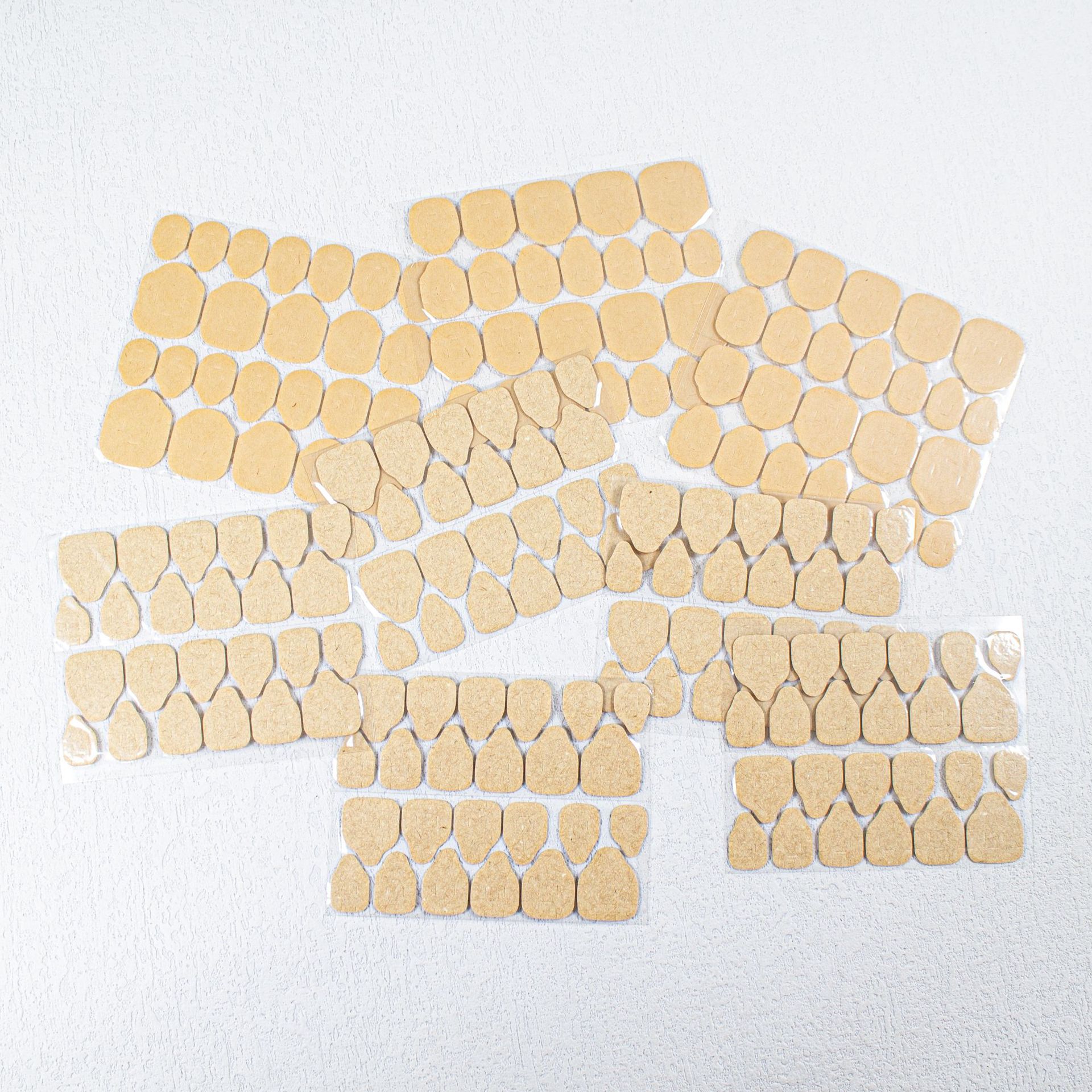 【 Jiaolong 】 Wholesale of upgraded Super Sticky Korean Jelly Adhesive Portable Nail stickers, Kraft paper type Super Sticky Double-sided tape details Picture