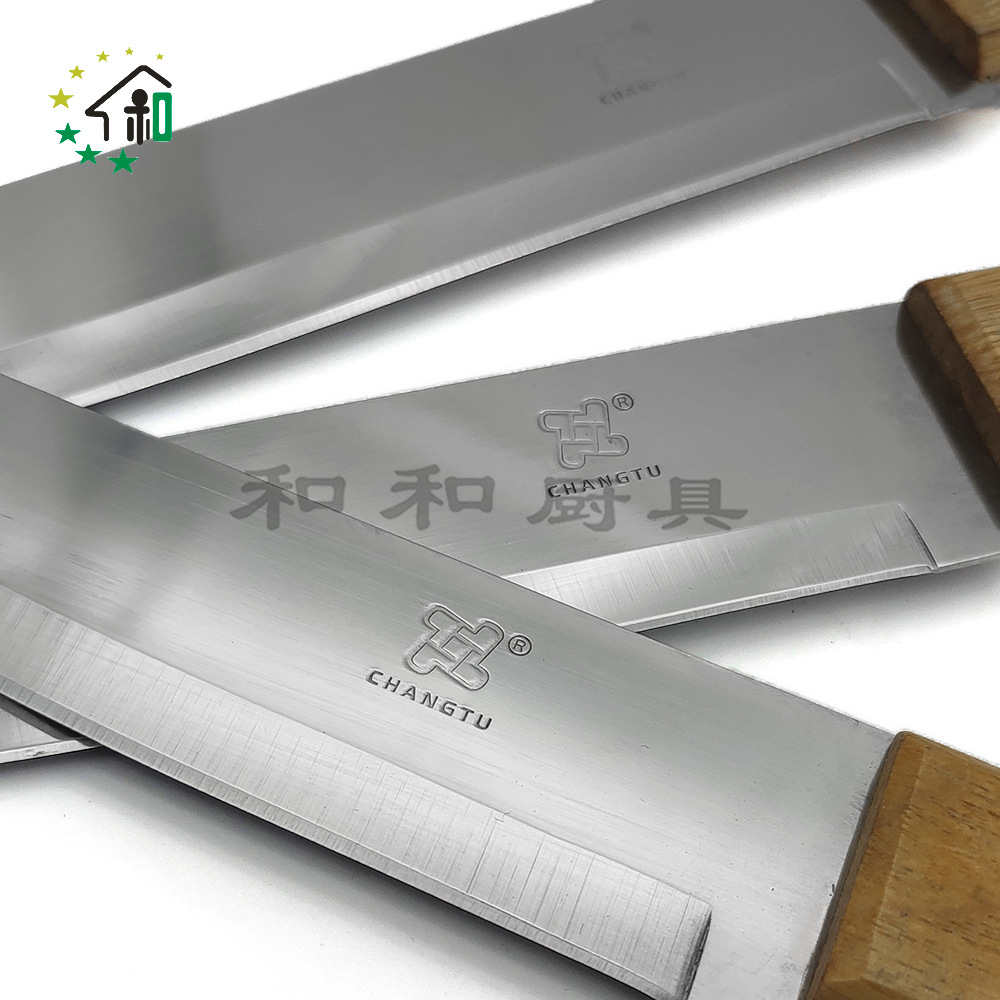 不锈钢厨用刀实物图
