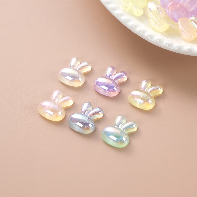兔头珍珠贴片/糖果色手机壳产品图