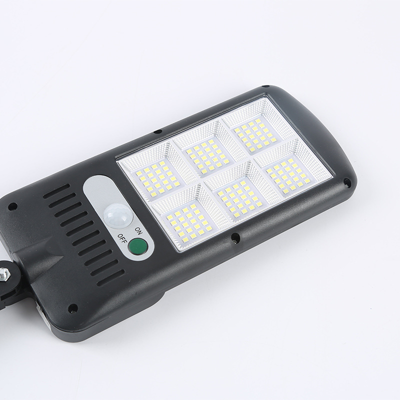 2021 Cross-border solar street lamps, outdoor waterproof LED garden lamps, outdoor human body sensing garden wall lamps details Picture