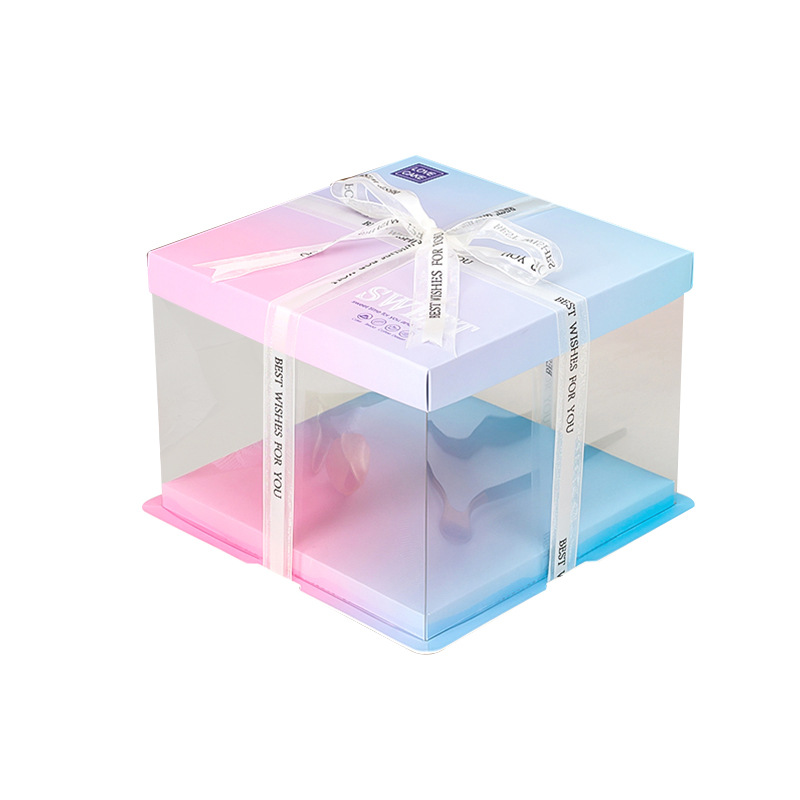 蛋糕盒/蛋糕包装盒/食品包装盒/蛋糕盒礼品盒/2寸蛋糕盒白底实物图