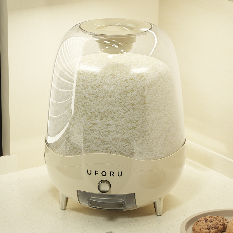 20 Catty Kitchen Household Rice Bucket Insect-Proof Moisture-Proof Sealed Grain Storage Tank Flour Food Grade Multi-Grain Rice Storage Box Item Picture