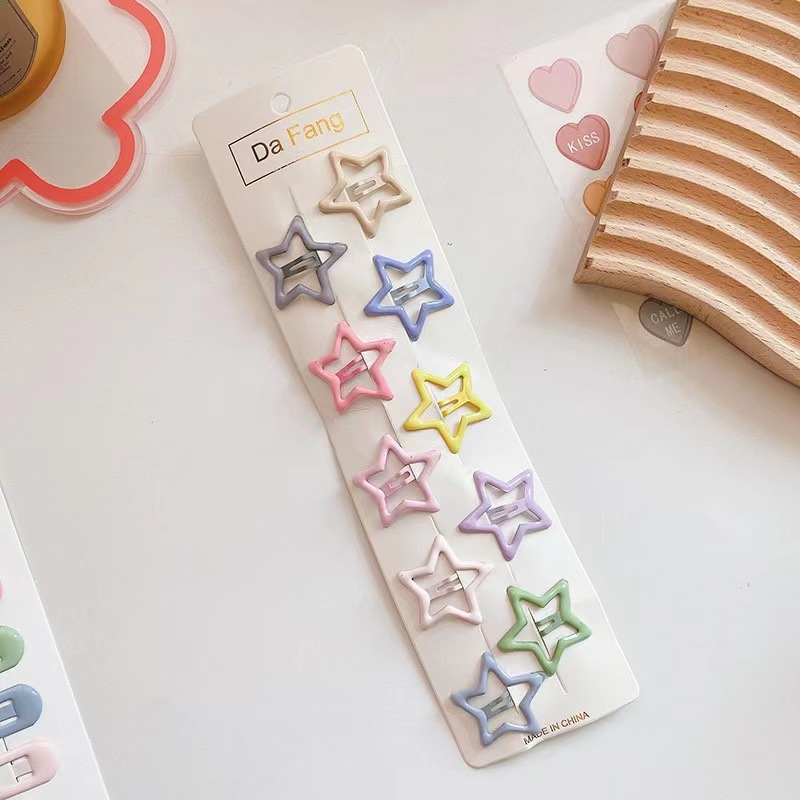 Korean Hairpin Hairpin Hair Accessories Drop Oil Sweet Girl Heart Bb Clip Cute Everything Kids Hairpin Bangs Broken Hairpin Specification drawing