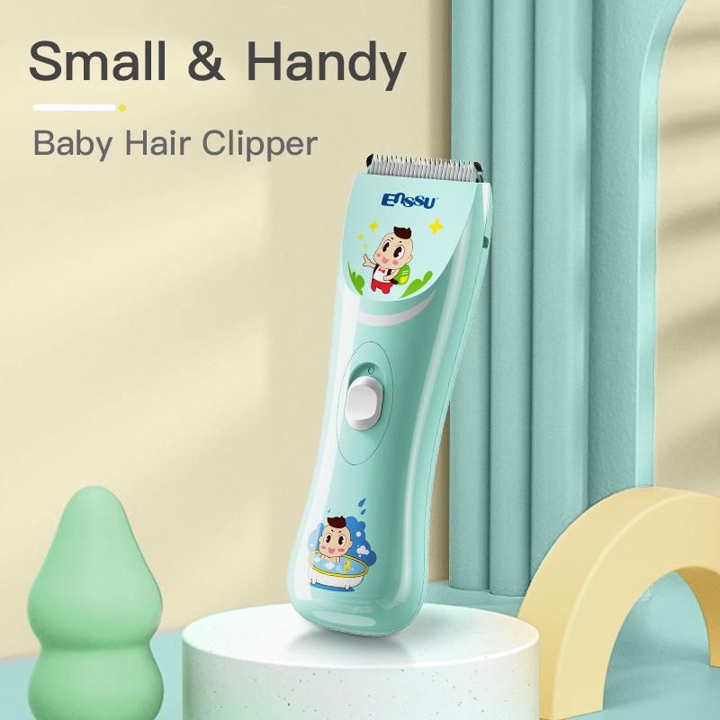 Sakura Baby Hair Clipper, a special hair cutting tool for babies, features ultra-quiet automatic hair suction and is a perfect electric clipper for newborns details Picture