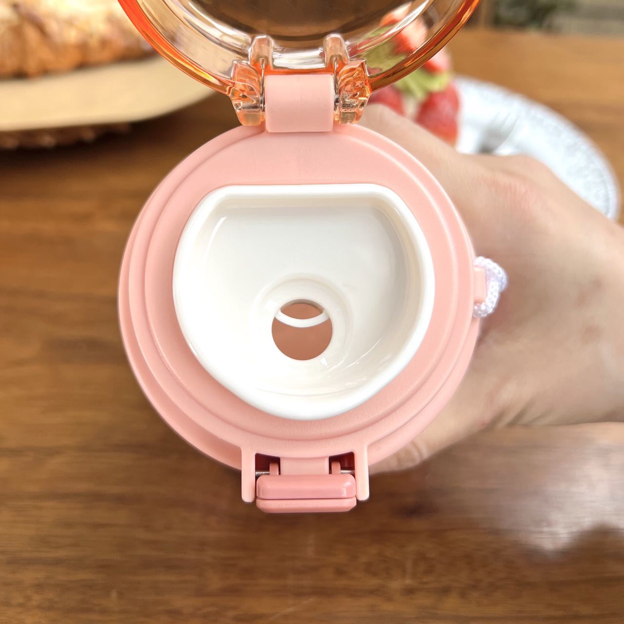 Hilo Water Cup Coffee Cup Girls Summer Plastic Cup High Appearance Level Portable Teacup Home Cute Tritan Cup Specification drawing