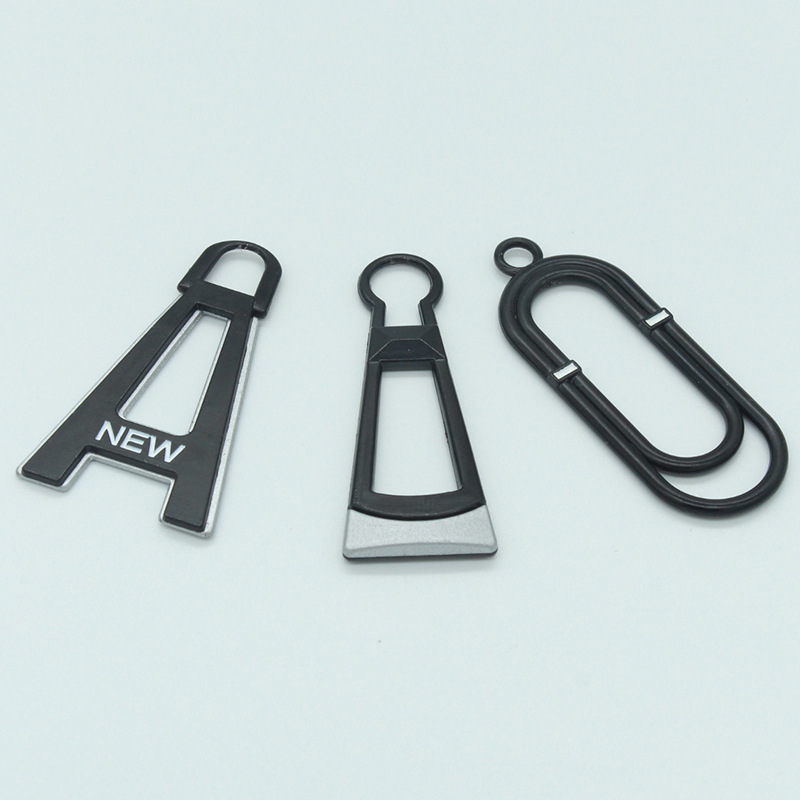 Factory direct sales of zinc alloy zipper head pieces, black high-end women's clothing bags, cotton-padded clothes wholesale, and extra-thick accessories Specification image