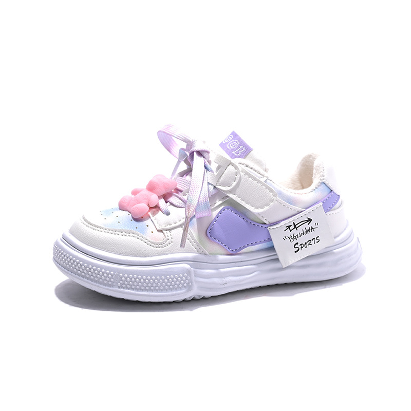 Children's Fleece Sports Shoes 2022 Winter New Korean Version Fashion Casual Daddy Shoes Boy Shoes Board Shoes Item Picture
