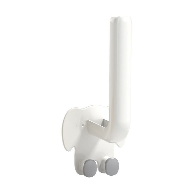 New Creative Elephant L Hook Free Punching Light Luxury Collection Family Kitchen Bathroom Strong Bearing Sticky Hook Item Picture