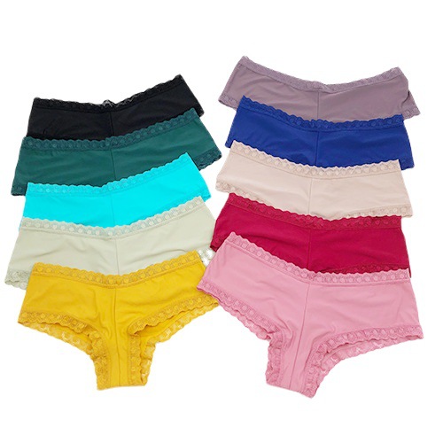 外贸欧美厂家直销蕾丝内裤女士棉裆收腹提臀无缝三角内裤性感低腰